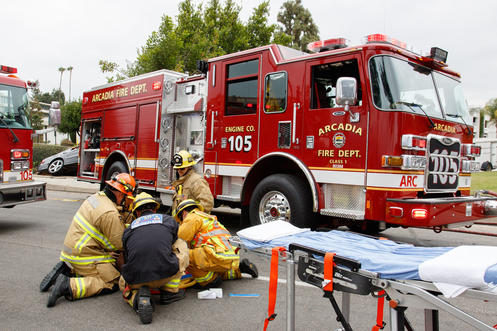 Photo of AFD Personnel on Scene